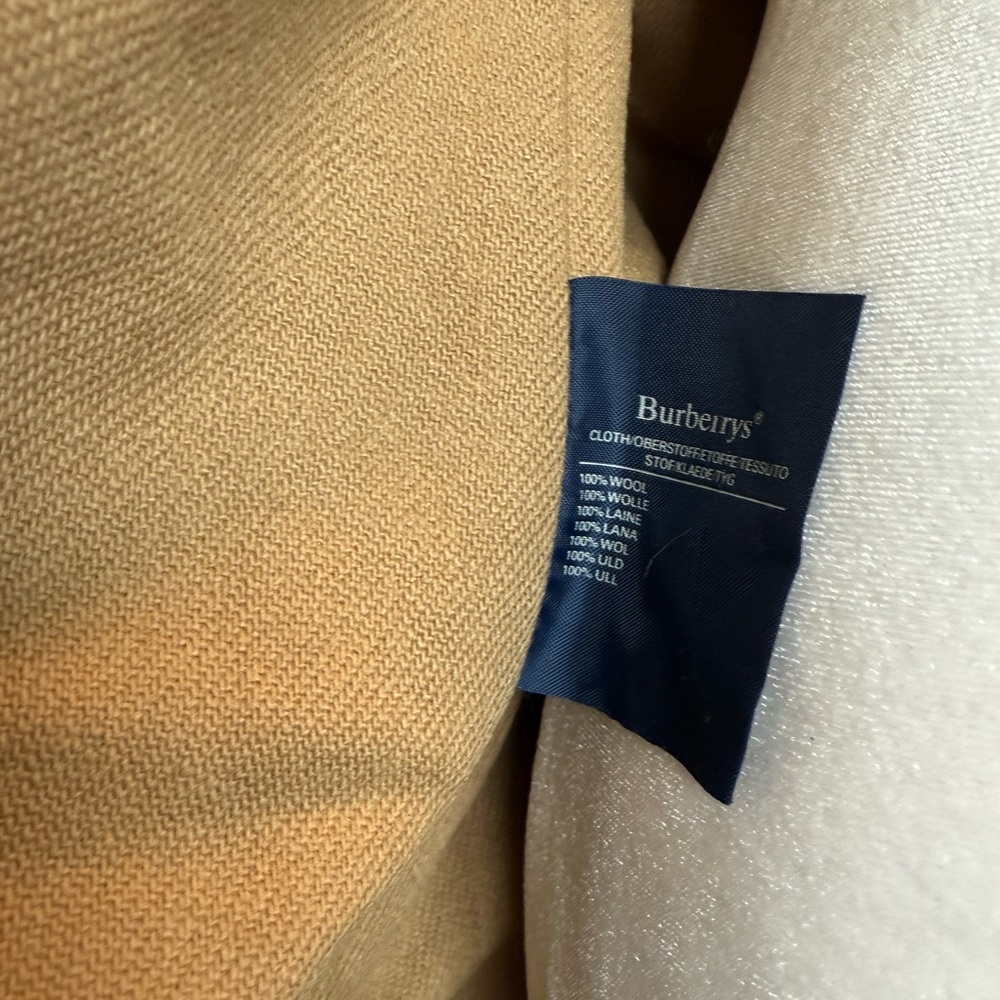 Burberry Khaki Double-Breasted Trench Coat - Picture 3 of 6